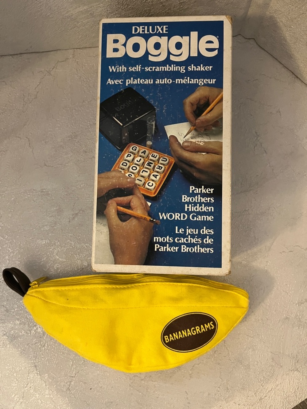Deluxe Boggle and Bananagrams